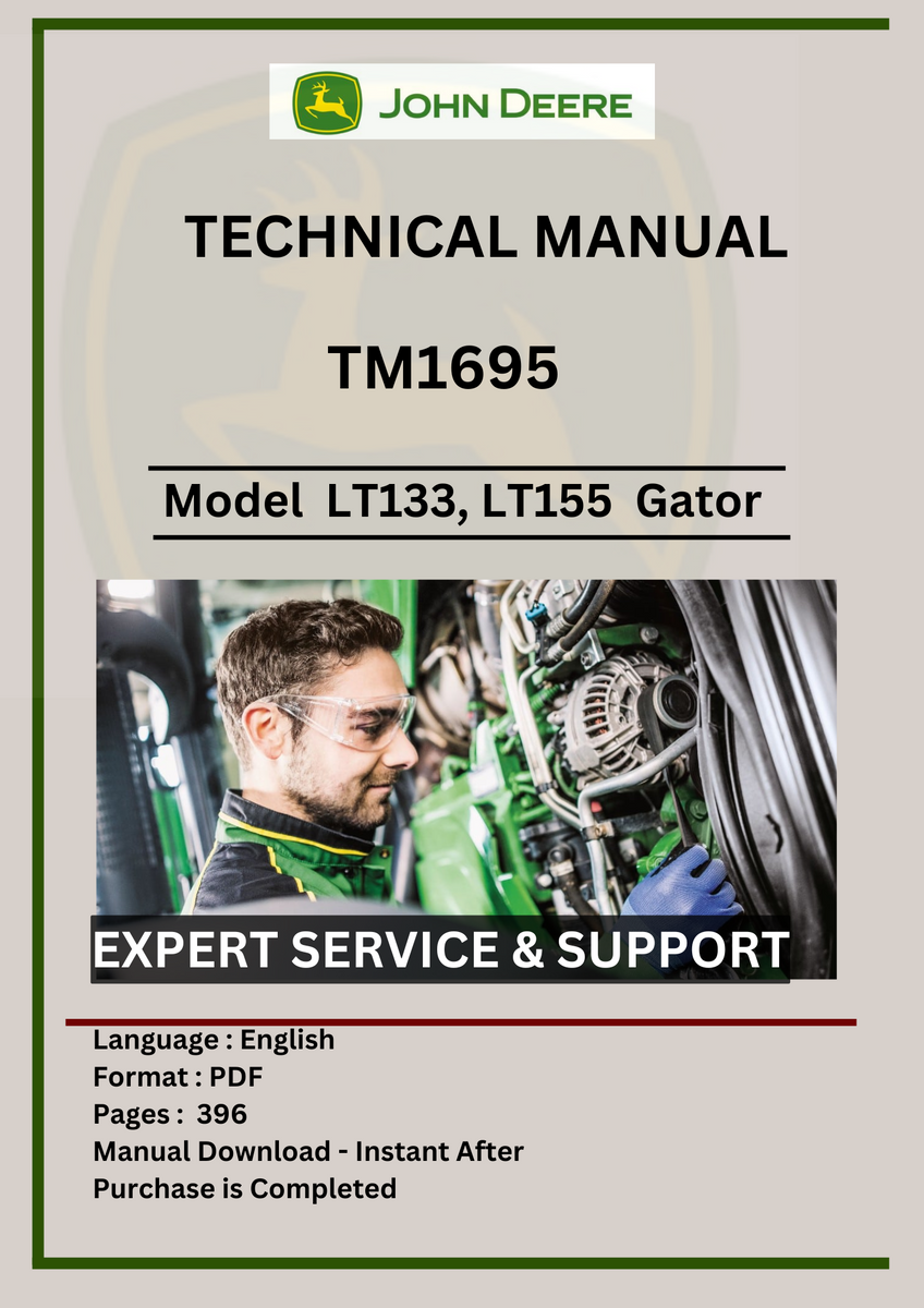 John deere lt133 service manual pdf sale