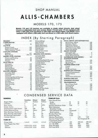 This Allis Chalmers 170, 175 Tractor Service Repair Manual is essential for servicing and repairing these powerful tractors. Download the PDF file and get instant access to valuable information on engine and transmission repair, electrical wiring, brakes and more. This manual is an essential guide for owners and mechanics alike.