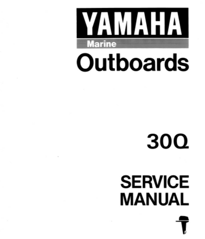 Yamaha 30Q Outboards Service Repair Manual - PDF File