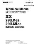 Hitachi ZX290LC-5B, ZX290LCN-5B Hydraulic Excavator Service Repair Manual PDF Download - Manual labs