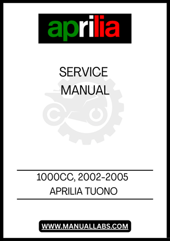 UNLOCK THE FULL POTENTIAL OF YOUR 2002-2005 APRILIA TUONO WITH OUR COMPREHENSIVE 1000CC SERVICE MANUAL IN PDF FORMAT. THIS ESSENTIAL GUIDE IS DESIGNED TO PROVIDE YOU WITH DETAILED INSTRUCTIONS, DIAGRAMS, AND SPECIFICATIONS TO KEEP YOUR MOTORCYCLE RUNNING SMOOTHLY AND EFFICIENTLY.