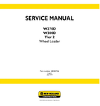 NEW HOLLAND W270D AND W300D TIER 2 WHEELED LOADER SERVICE MANUAL - PDF FILE