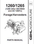 1260 / 1265 - Gehl Forage Harvester Parts Manual