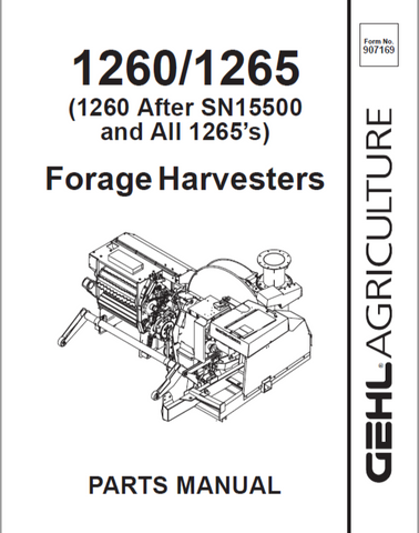 1260 / 1265 - Gehl Forage Harvester Parts Manual