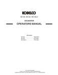 KOBELCO HYDRAULIC EXCAVATOR YPUK95S001O OPERATOR MANUAL