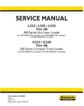 NEW HOLLAND C232, C238, L223, L225 AND L230 SKID STEER LOADER SERVICE MANUAL - PDF