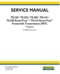 NEW HOLLAND T8.320, T8.350, T8.380, T8.410, T8.380 AND T8.410 TIER 4B TRACTOR SERVICE MANUAL - PDF