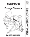 1540 / 1580 - Gehl Blowers Parts Manual 907570