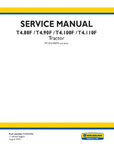 NEW HOLLAND T4.80F, T4.90F, T4.100F, T4.110F TRACTOR SERVICE MANUAL - PDF
