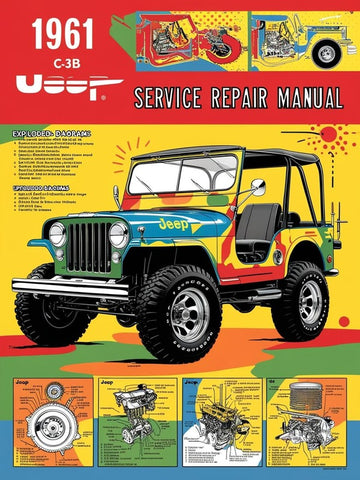 1961 JEEP CJ-3B SHOP SERVICE REPAIR MANUAL - PDF