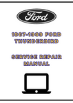 1967-1969 FORD THUNDERBIRD SERVICE REPAIR MANUAL - PDF