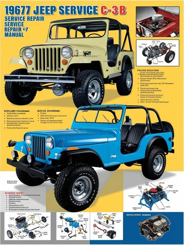 1967 JEEP CJ-3B SHOP SERVICE REPAIR MANUAL - PDF