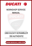 DON'T MISS THE OPPORTUNITY TO ENHANCE YOUR OWNERSHIP EXPERIENCE. DOWNLOAD THE 1968 DUCATI SCRAMBLER 350 AUTHENTIC WORKSHOP SERVICE MANUAL TODAY AND ENSURE YOUR BIKE 