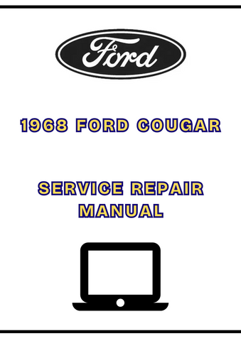1968 FORD COUGAR SERVICE REPAIR MANUAL - PDF