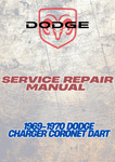 1969-1970 DODGE CHARGER CORONET DART SERVICE REPAIR MANUAL - PDF 