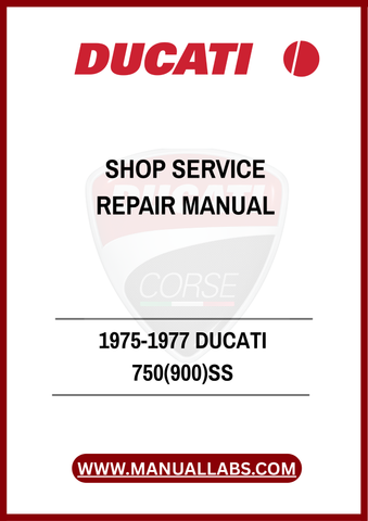 DON'T MISS THE OPPORTUNITY TO ENHANCE YOUR MOTORCYCLE KNOWLEDGE AND SKILLS. INVEST IN THE 1975-1977 DUCATI 750(900)SS SHOP SERVICE REPAIR MANUAL TODAY AND ENSURE
