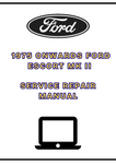 1975 ONWARDS FORD ESCORT MK II SERVICE REPAIR MANUAL - PDF