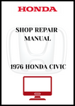 1976 HONDA CIVIC SHOP REPAIR MANUAL - PDF