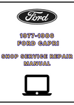 1977-1986 FORD CAPRI SHOP SERVICE REPAIR MANUAL - PDF