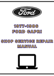 1977-1986 FORD CAPRI SHOP SERVICE REPAIR MANUAL - PDF