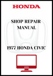 1977 HONDA CIVIC SHOP REPAIR MANUAL - PDF