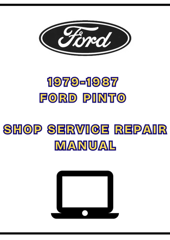 1979-1987 FORD PINTO SHOP SERVICE REPAIR MANUAL - PDF