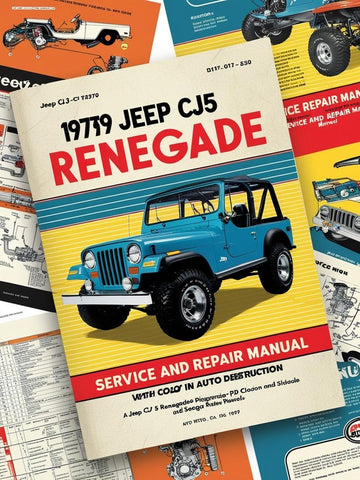1979 CJ5 RENEGADE SHOP SERVICE REPAIR MANUAL - PDF