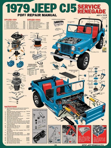1979 CJ5 RENEGADE SHOP SERVICE REPAIR MANUAL - PDF