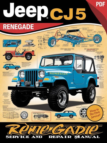 1979 CJ5 RENEGADE SHOP SERVICE REPAIR MANUAL - PDF