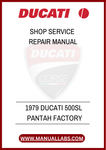 DON’T LET MINOR ISSUES TURN INTO MAJOR PROBLEMS. INVEST IN THE 1979 DUCATI 500SL PANTAH FACTORY SHOP SERVICE REPAIR MANUAL TODAY AND KEEP YOUR MOTORCYCLE IN PEAK CONDITION