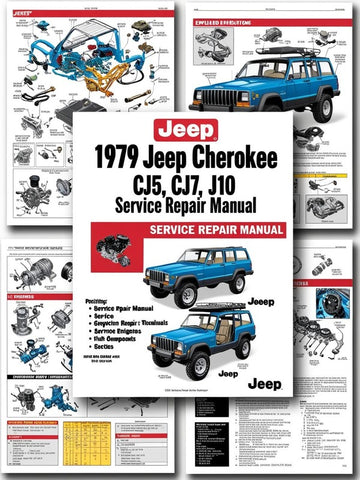 1979 JEEP CHEROKEE CJ5, CJ7, J10, J20 SHOP SERVICE REPAIR MANUAL - PDF