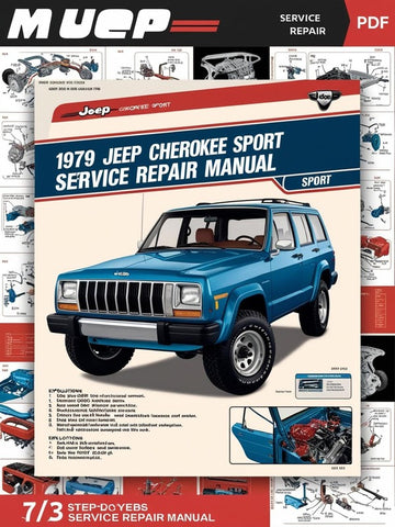 1979 JEEP CHEROKEE SPORT SHOP SERVICE  REPAIR MANUAL - PDF