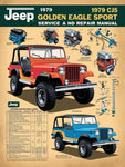1979 JEEP CJ5 GOLDEN EAGLE SPORT SHOP SERVICE REPAIR MANUAL - PDF