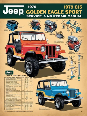 1979 JEEP CJ5 GOLDEN EAGLE SPORT SHOP SERVICE REPAIR MANUAL - PDF