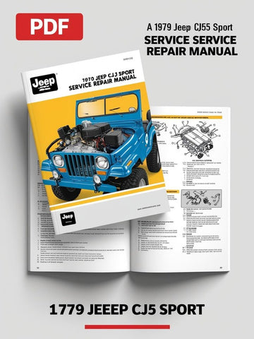 1979 JEEP CJ5 SPORT SHOP SERVICE REPAIR MANUAL - PDF