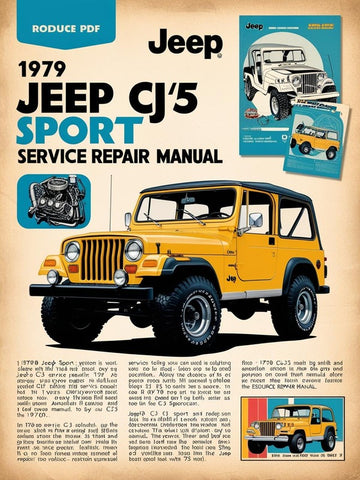 1979 JEEP CJ5 SPORT SHOP SERVICE REPAIR MANUAL - PDF
