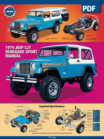 1979 JEEP CJ7 RENEGADE SPORT SHOP SERVICE REPAIR MANUAL - PDF