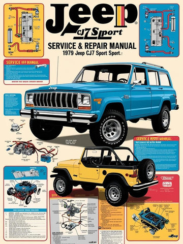 1979 JEEP CJ7 SPORT SHOP SERVICE REPAIR MANUAL - PDF