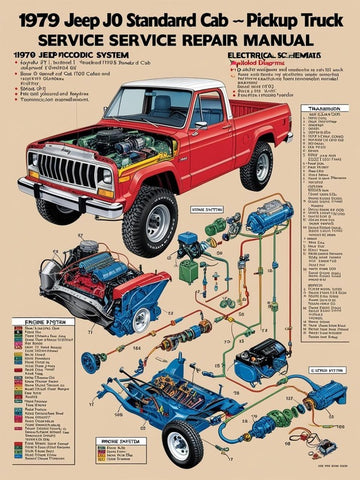 1979 JEEP J10 STANDARD CAB PICKUP SHOP SERVICE REPAIR MANUAL - PDF