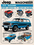 1979 JEEP WAGONEER LIMITED SPORT SHOP SERVICE REPAIR MANUAL - PDF