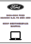 1980-1986 FORD BRONCO 5.8L V8 2WD 4WD SHOP SERVICE REPAIR MANUAL - PDF