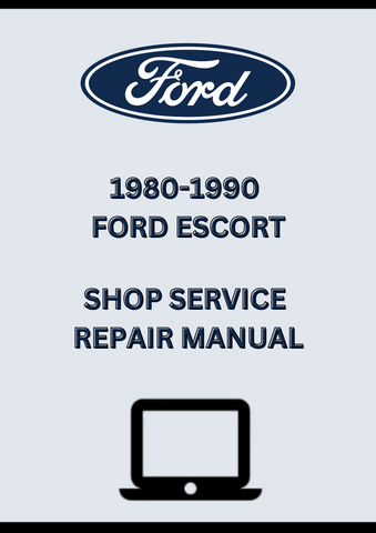 1980-1990 FORD ESCORT SHOP SERVICE REPAIR MANUAL - PDF