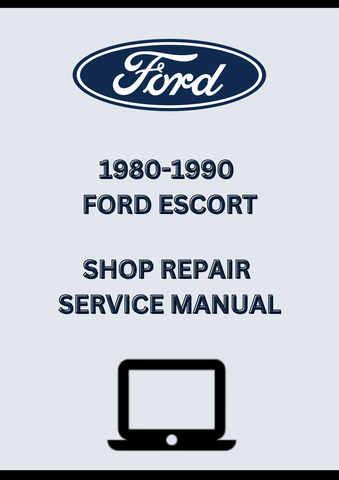 1980-1990 FORD ESCORT SHOP REPAIR SERVICE MANUAL - PDF