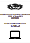 1980-1990 FORD ESCORT SHOP SERVICE REPAIR MANUAL - PDF