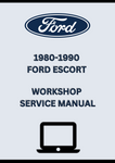 1980-1990 FORD ESCORT WORKSHOP SERVICE MANUAL - PDF
