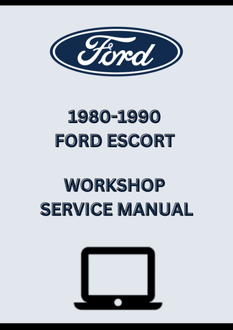 1980-1990 FORD ESCORT WORKSHOP SERVICE MANUAL - PDF