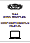 1980 FORD MUSTANG SHOP SERVICE REPAIR MANUAL - PDF
