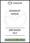 1980 MAZDA RX-7 WORKSHOP MANUAL - PDF