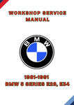 1981-1991 BMW 5 SERIES E28, E34 WORKSHOP REPAIR MANUAL - PDF