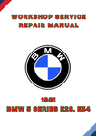 1981 BMW 5 SERIES E28, E34 WORKSHOP SERVICE REPAIR MANUAL - PDF
